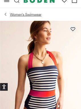 Boden Santorini halterneck swimsuit